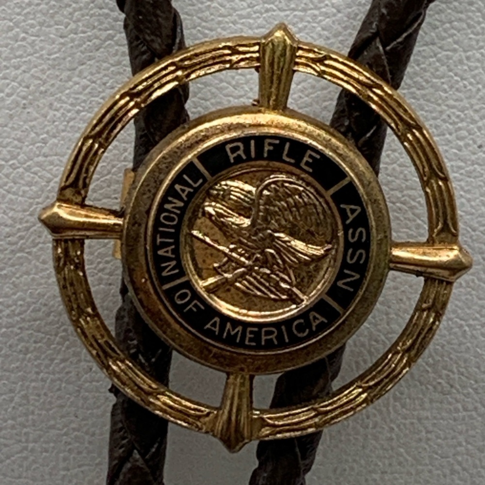 Vintage National Rifle Association of America Bolo Tie